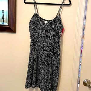Target black and white summer dress